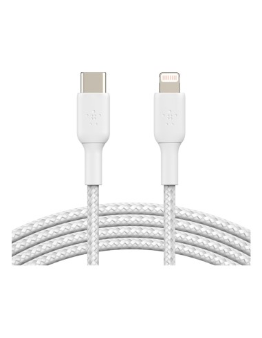 Belkin CAA004BT1MWH cable de conector Lightning 1 m Blanco