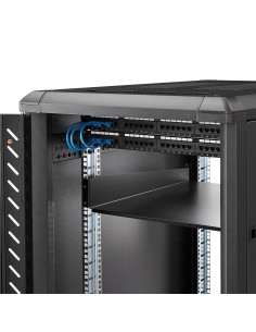 StarTech.com Estante Bandeja 2U 22in (558,8mm) de Profundidad Fija para Armario Rack Universal de Servidores - de Acero de 2
