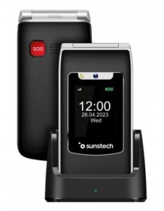 Sunstech CELT23 6,1 cm (2.4") 101 g Negro Teléfono para personas mayores 2