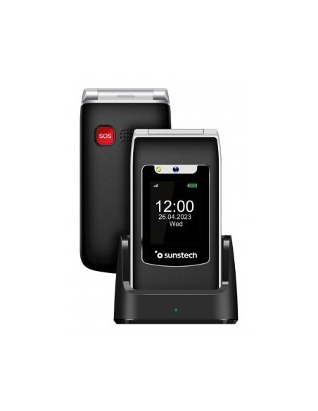 Sunstech CELT23 6,1 cm (2.4") 101 g Negro Teléfono para personas mayores