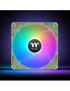 Thermaltake Matcha Green CT120 Carcasa del ordenador Ventilador 12 cm Gris 2 pieza(s) 2