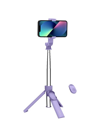 Celly CLICKSFSTICKVL palo para autofotos Smartphone Violeta