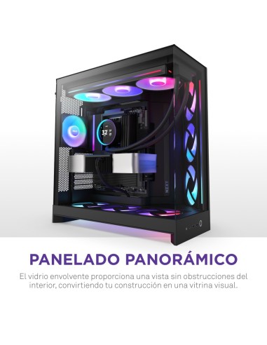NZXT H9 Flow RGB Midi Tower Negro