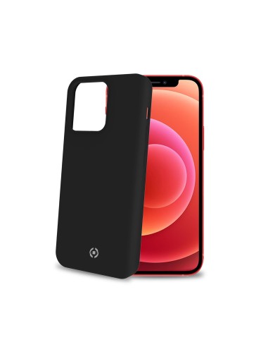 Celly Cromo funda para teléfono móvil 15,5 cm (6.1") Negro