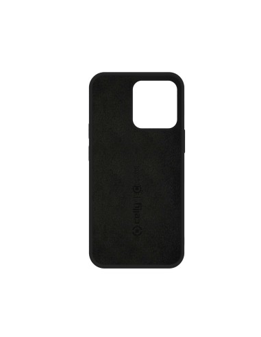 Celly Cromo funda para teléfono móvil 15,5 cm (6.1") Negro