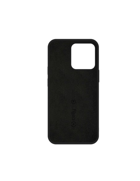 Celly Cromo funda para teléfono móvil 15,5 cm (6.1") Negro