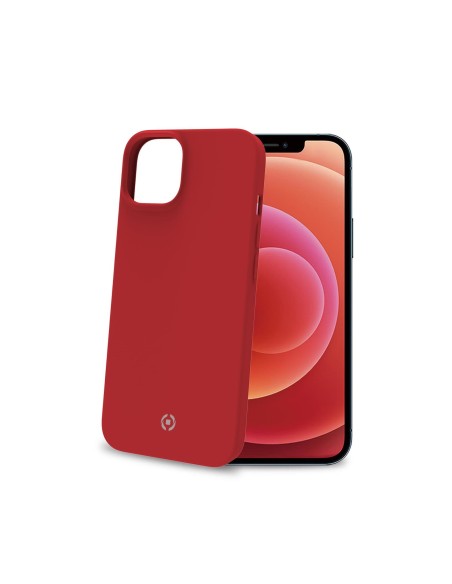 Celly Cromo funda para teléfono móvil 15,5 cm (6.1") Rojo