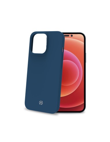 Celly Cromo funda para teléfono móvil 15,5 cm (6.1") Azul