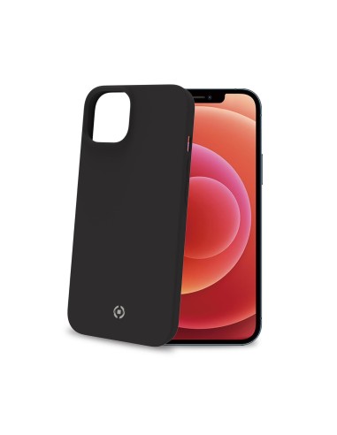 Celly Cromo funda para teléfono móvil 17 cm (6.7") Negro