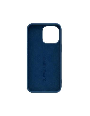 Celly Cromo funda para teléfono móvil 17 cm (6.7") Azul