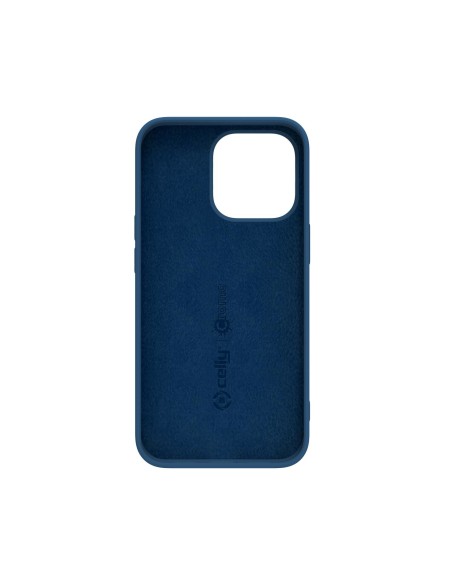 Celly Cromo funda para teléfono móvil 17 cm (6.7") Azul
