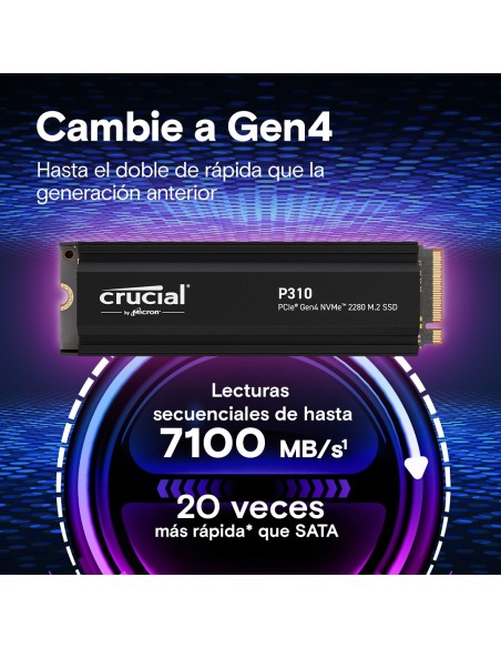 Crucial P310 2 TB M.2 PCI Express 4.0 NVMe