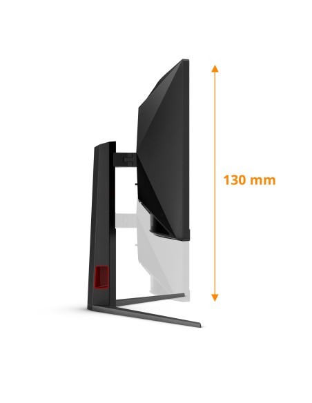 AOC G4 CU34G4 pantalla para PC 86,4 cm (34") 3440 x 1440 Pixeles Wide Quad HD LED Negro, Rojo