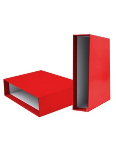 Liderpapel CZ15 caja archivador Rojo Cartón