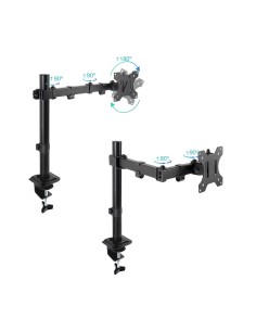 TooQ Soporte de Mesa para Pantalla 17"-32", Negro 2