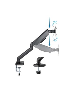 TooQ Soporte de Mesa para Pantalla 17"-32", Negro 2