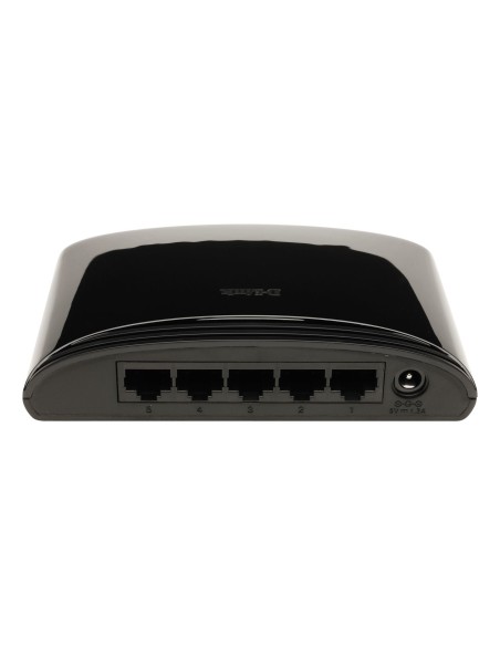D-Link DES-1005D No administrado Fast Ethernet (10 100) Negro