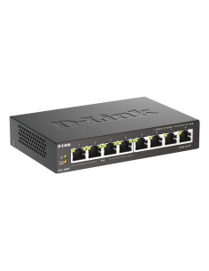 D-Link DGS-1008P E switch No administrado L2 Gigabit Ethernet (10 100 1000) Energía sobre Ethernet (PoE) Escritorio Negro 2