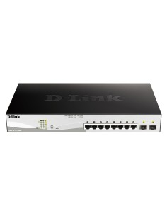 D-Link DGS-1210-10MP Gestionado L2 Gigabit Ethernet (10 100 1000) Energía sobre Ethernet (PoE) Negro, Gris