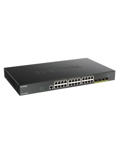 D-Link DGS-1250-28XMP Gestionado L3 Gigabit Ethernet (10 100 1000) Energía sobre Ethernet (PoE) Negro 2