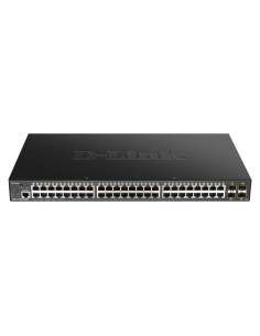 D-Link DGS-1250-52XMP Gestionado L3 Energía sobre Ethernet (PoE) Negro