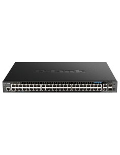 D-Link DGS-1520-52MP switch Gestionado L3 Gigabit Ethernet (10 100 1000) Energía sobre Ethernet (PoE) 1U Negro