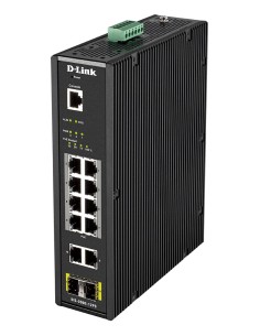 D-Link DIS-200G-12PS switch Gestionado L2 Gigabit Ethernet (10 100 1000) Energía sobre Ethernet (PoE) Negro 2