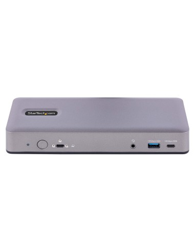 StarTech.com Docking Station USB-C 4K30 Triple  4K60 Doble - Modo Alt DP DP HDMI - Hub USB de 7 Puertos - PD 3.0 - GbE - Audio