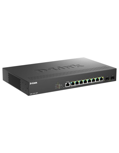 D-Link DMS-1250-10SP E switch Gestionado 2.5G Ethernet (100 1000 2500) Energía sobre Ethernet (PoE) Negro