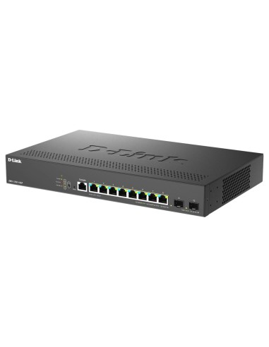 D-Link DMS-1250-10SP E switch Gestionado 2.5G Ethernet (100 1000 2500) Energía sobre Ethernet (PoE) Negro