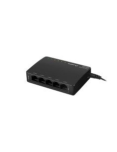 Lanberg DSP3-1005-60W switch No administrado Gigabit Ethernet (10 100 1000) Energía sobre Ethernet (PoE) Negro 2
