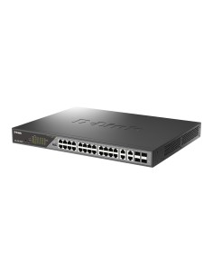 D-Link DSS-200G-28MP E switch Gestionado L2 Gigabit Ethernet (10 100 1000) Energía sobre Ethernet (PoE) 1U Gris 2