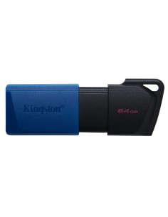 Kingston Technology DataTraveler 64GB USB3.2 Gen 1 Exodia M (Negro + Azul) - 2 Pieces