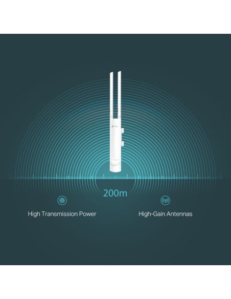 TP-Link EAP113-Outdoor 300 Mbit s Blanco Energía sobre Ethernet (PoE)