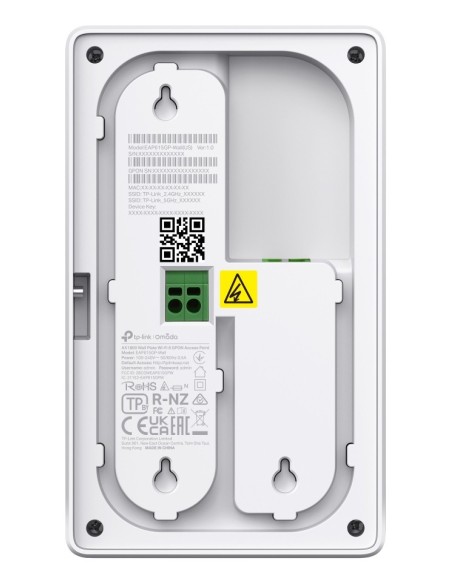 TP-Link Omada EAP625GP-WALL punto de acceso inalámbrico 1201 Mbit s Blanco Energía sobre Ethernet (PoE)