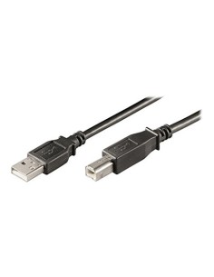 Ewent EC1003 cable USB USB 2.0 1 m USB B USB A Negro