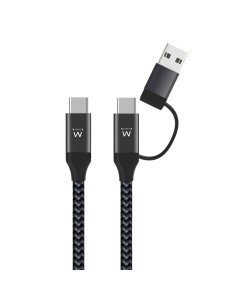 Ewent EW9918 cable USB USB 3.2 Gen 1 (3.1 Gen 1) 1 m USB C Negro 2