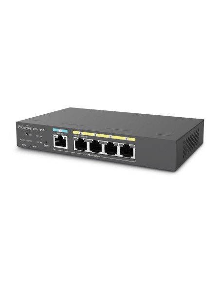 EnGenius EXT1105P switch Gestionado L2 Gigabit Ethernet (10 100 1000) Energía sobre Ethernet (PoE) Negro