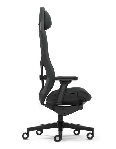 Fractal Design FD-CH-RE1F-01 silla para videojuegos Silla para videojuegos de PC Asiento acolchado Negro