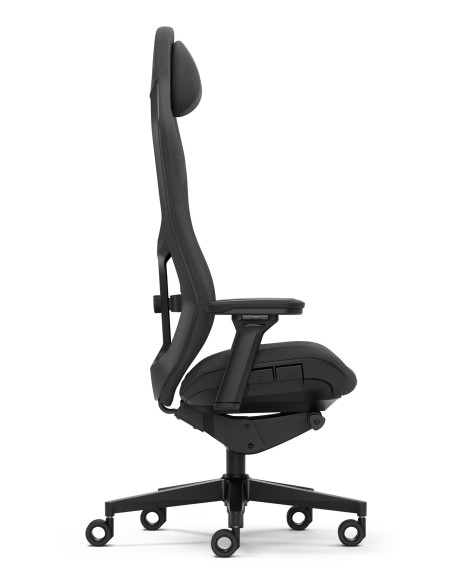 Fractal Design FD-CH-RE1F-01 silla para videojuegos Silla para videojuegos de PC Asiento acolchado Negro