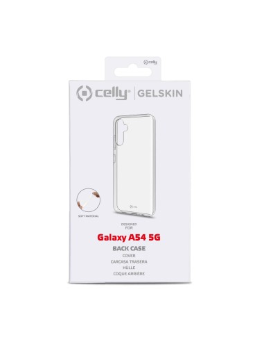 Celly GELSKIN funda para teléfono móvil 16,3 cm (6.4") Transparente