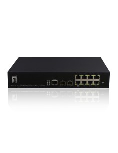 LevelOne GEP-1061 switch Gestionado L2 Gigabit Ethernet (10 100 1000) Energía sobre Ethernet (PoE) Negro