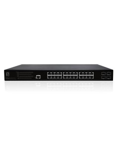 LevelOne GEP-2861 switch Gestionado L2 Gigabit Ethernet (10 100 1000) Energía sobre Ethernet (PoE) 1U Negro