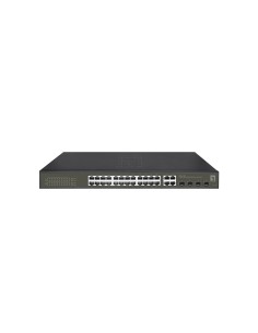 LevelOne GES-2128P switch Gestionado L2 Gigabit Ethernet (10 100 1000) Energía sobre Ethernet (PoE) Negro