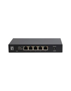 LevelOne GEU-0525 switch No administrado 2.5G Ethernet (100 1000 2500) Negro 2