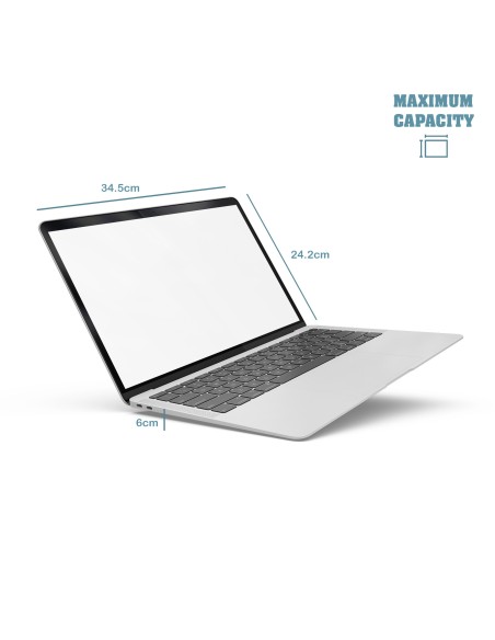 NGS Monray Ginger 35,6 cm (14") Maletín Negro, Gris