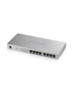 Zyxel GS1008HP No administrado Gigabit Ethernet (10 100 1000) Energía sobre Ethernet (PoE) Gris