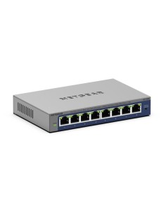 NETGEAR GS108Ev4 No administrado L2 L3 Gigabit Ethernet (10 100 1000) Gris 2