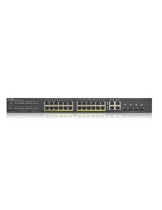 Zyxel GS1920-24HPV2 Gestionado Gigabit Ethernet (10 100 1000) Energía sobre Ethernet (PoE) Negro 2