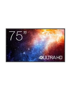 Optoma N3751K Pantalla plana para señalización digital 190,5 cm (75") LED Wifi 450 cd   m² 4K Ultra HD Negro Android 11 24 7